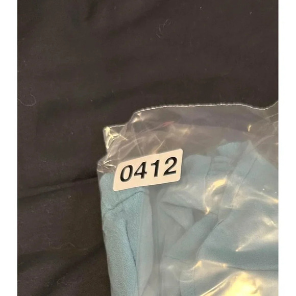 Blue Lauren Conrad Blue Sleeveless Shirt Lace Large #0412 - Picture 6 of 6